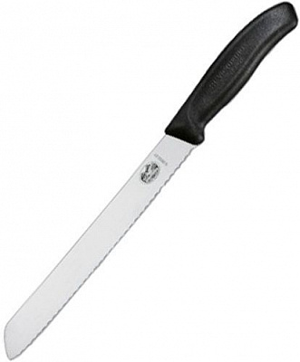 Ніж кухонний SwissClassic Bread and Pastry 21 см Чорний 6.8633.21B Victorinox