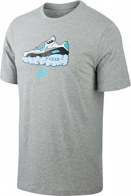 Футболка Nike M NSW AIR AM90 TEE CV0071-063 XL серый