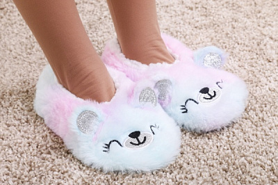 Капці дитячі для дівчинки Maxwin KIDS Звірята Веселка р.29-31 різнокольоровий