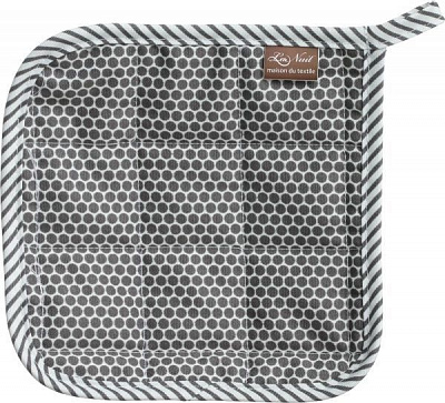 Прихватка Грета соти 18x18 см сірий La Nuit