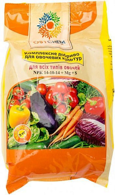 Удобрение минеральное для всех видов овощных культур 3 кг
