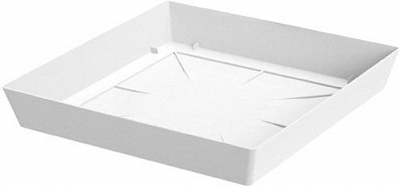 Поддон пластиковый Prosperplast Lofly square квадратный (70782-449) белый 