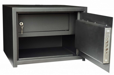 Сейф мебельный B.A.K.S. С-3Т 300х400х350мм, 13кг, пистолетный с отделением 