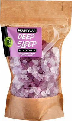 Соль для ванн Beauty Jar Deep Sleep кристаллы с лавандовым маслом 600 г