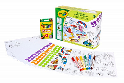 Набор для творчества с наклейками (256278.006) Crayola 