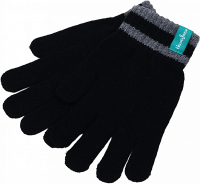 Рукавицы HW для мальчиков р.14-16 /черный