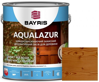 Лазур Bayris Aqualazur Тік мат 2,5 л