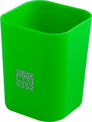 Стакан для письменных принадлежностей RUBBER TOUCH BM.6352-14 светло зеленый Buromax