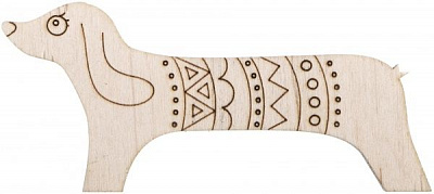 Заготовка для декорирования Такса 4D 41 