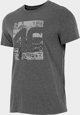 Футболка 4F H4Z21-TSM013-24M р.L светло-серый меланж