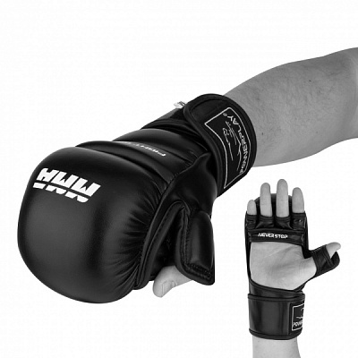Перчатки для MMA PowerPlay 3026 р. XL черный