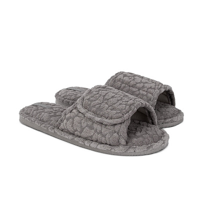 Тапки домашние Twins HS-VL махровые ANNA 13972 р.40 серый