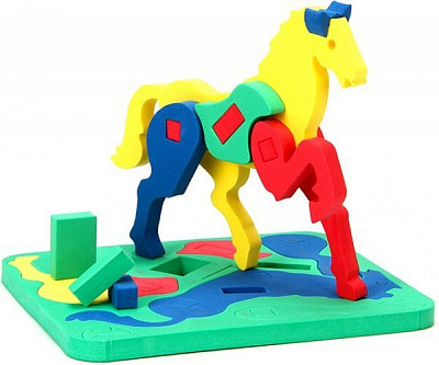 Конструктор м’який Бомик Кінь 313