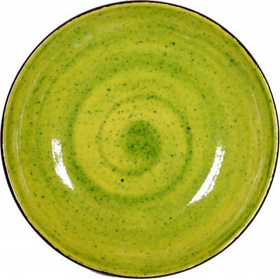 Тарелка з високим бортиком 26 см Лайм Manna Ceramics