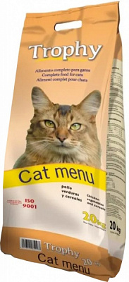 Корм сухой полноценный для взрослых котов Trophy 12022 20 кг