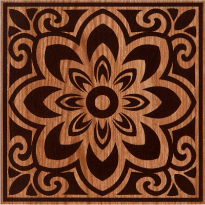 Декор для пола Атем Venge Parcet 2 B BK 145х145 мм