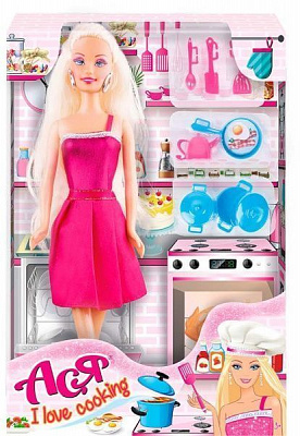 Кукла Ася Я люблю готовить
