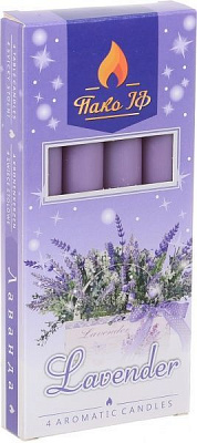 Свеча ароматизированная Лаванда 4 шт. Pako-If