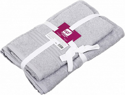 Набір рушників махровий 3104 ОЕ 2 шт. сірий UP! (Underprice)