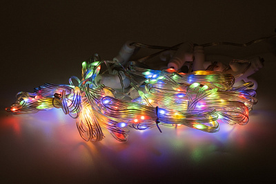 Гирлянда светодиодная Завеса 200 ласпочек светодиодная (LED) 1,2 м