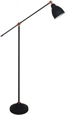 Торшер Arte Lamp Braccio A2054PN-1BK E27 60 Вт чорний