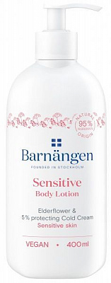 Лосьйон для тіла Barnangen Sensitive з квіткою бузини для чутливої шкіри 400 мл
