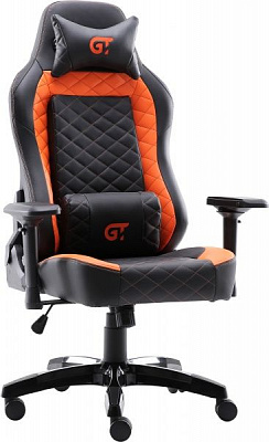 Крісло GT Racer X-2605-4D чорно-помаранчевий
