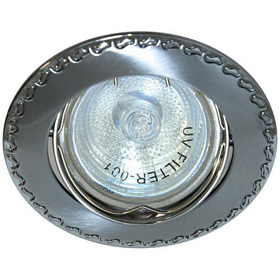 Світильник Feron 125Т G5.3 матовий хром