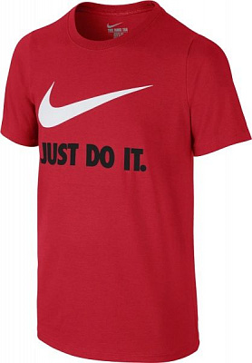 Футболка Nike Jdi Swoosh Tee Yth 709952-660 L червоний