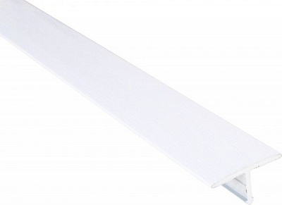 Порожек алюминиевый Mada 20x2500 мм белый 