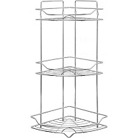 Полка угловая Lemax 3-х уровневая EBA-5004 S/S для ванной комнаты 255х255х560 мм 