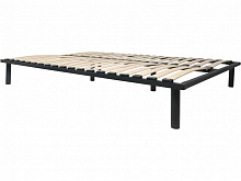Каркас для ліжка TWINSANN бук/метал 160x200 чорний