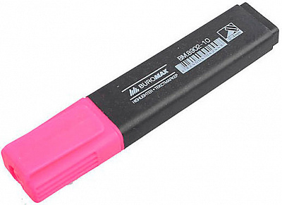 Маркер текстовый Buromax Jobmax розовый BM.8902-10 