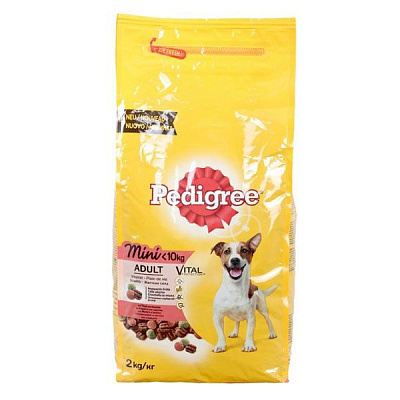 Корм Pedigree з яловичиною та овочами 2 кг 7874