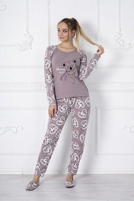 Пижама женская Roksana Koala 1037/16702 р. М фиолетовый 