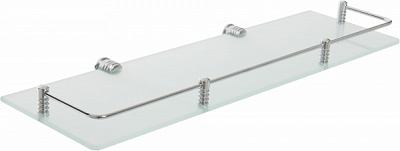 Полочка стеклянная ППМ 500x150 мм матированная (без ограничителя) 