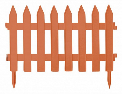 Забор декоративный Prosperplast Garden Classic 3220х15х350 мм терракот