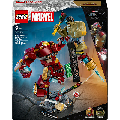 Конструктор LEGO Super Heroes Marvel Легендарное сражение: Халкбастер vs. Халк 76343