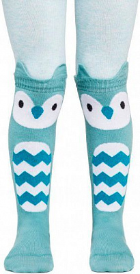 Колготки детские Conte-Kids TIP-TOP Совенята 447 р.80-86 бледно-бирюзовый 