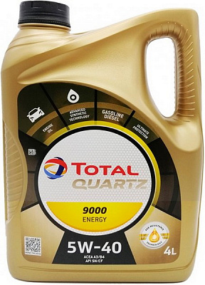 Моторне мастило Total Quartz 9000 Energy 5W-40 4 л (170323)