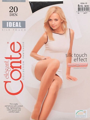 Колготки Conte IDEAL 20 den Nero р. 5 чорний