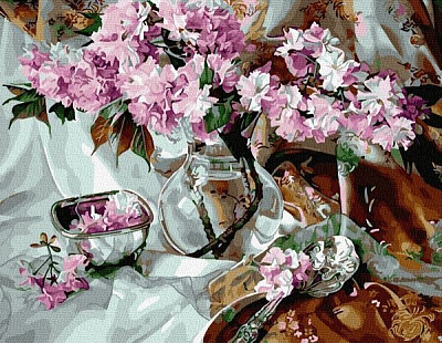 Картина за номерами Рожева ніжність BookOpt