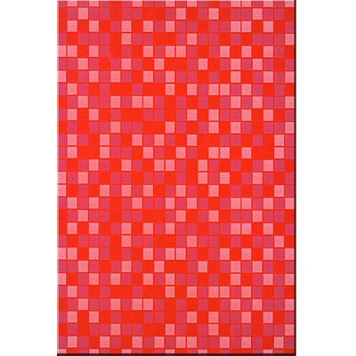 Плитка Карпатская керамика Квадро красная 250x333 мм