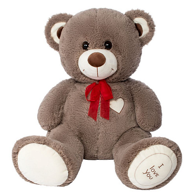 Мягкая игрушка подарочная INKATOYS Медведь Бруно 100 см коричневый MEDV7_SU