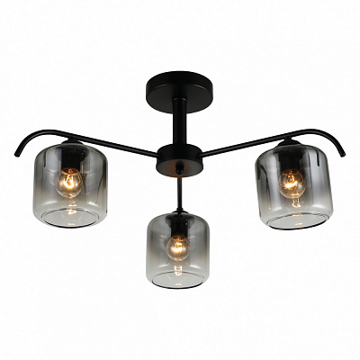 Люстра подвесная ARDERO Orlando 3xE27 античный черный BL1930-1