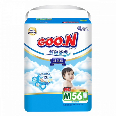 Подгузники-трусики Goo.N Slim & Comfortable M 7-12 кг 56 шт.