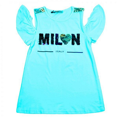 Футболка для девочки ALG Milan 720473 р.146 голубой 