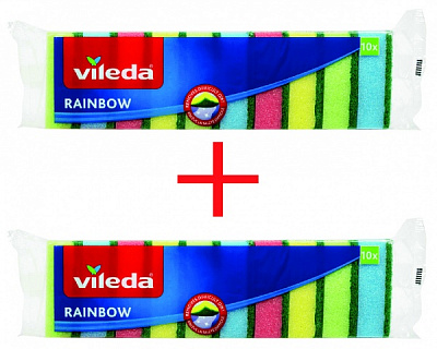 Губка Vileda Rainbow 20 шт.