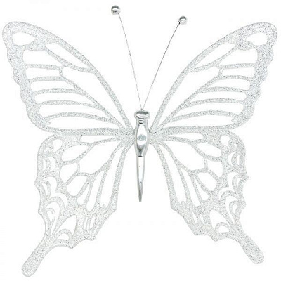 Украшение новогоднее MISLT Бабочка средняя 15x15 см J0003-5 