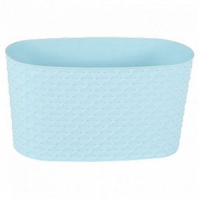 Горщик Serinova KAPADOKYA БАЛКОН прямокутний 4,7 л світло-блакитний (KAPB-PudraMavi 11390)